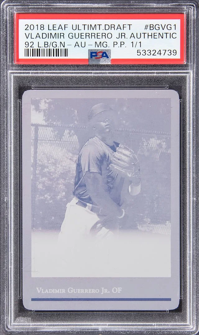 2018 Leaf Leaf Ultimate Draft #92 card image