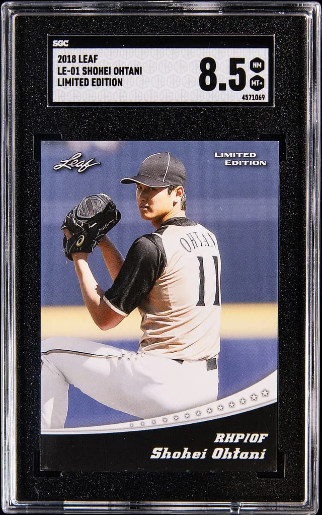 2018 Leaf Limited Shohei Ohtani Edition #LE-01 card image