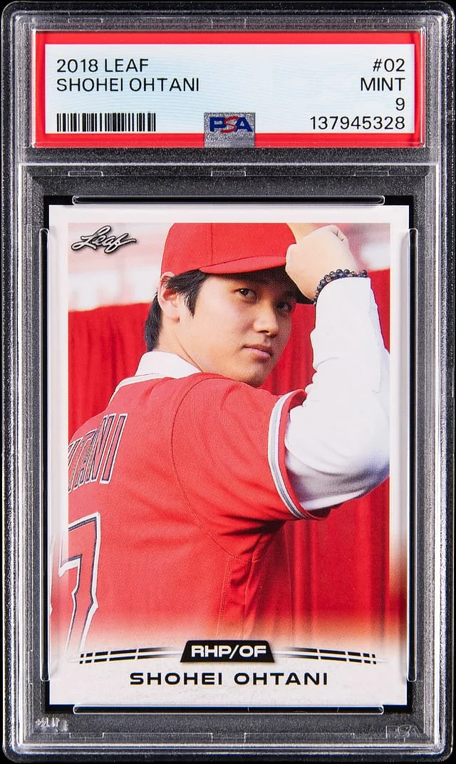2018 Leaf Shohei Ohtani #02 card image