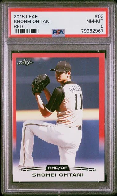 2018 Leaf Shohei Ohtani National Convention #03 card image