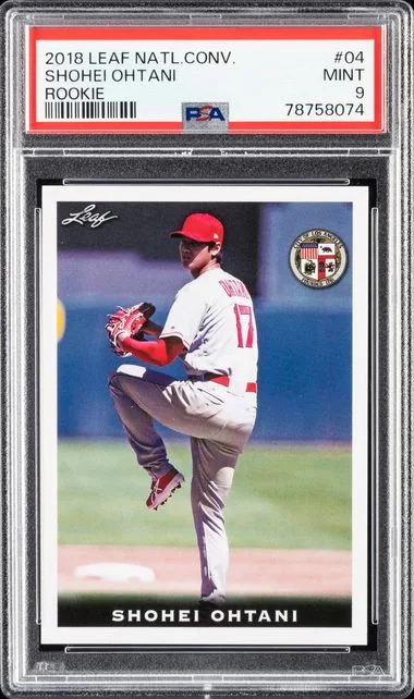 2018 Leaf Shohei Ohtani National Convention Shohei #04 card image