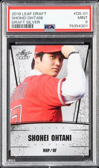 2018 Leaf Shohei Ohtani Draft Ohtani Draft Silver #DS-01 card image