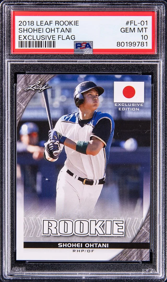 2018 Leaf Shohei Ohtani Ohtani Exclusive Flag #FL-01 card image