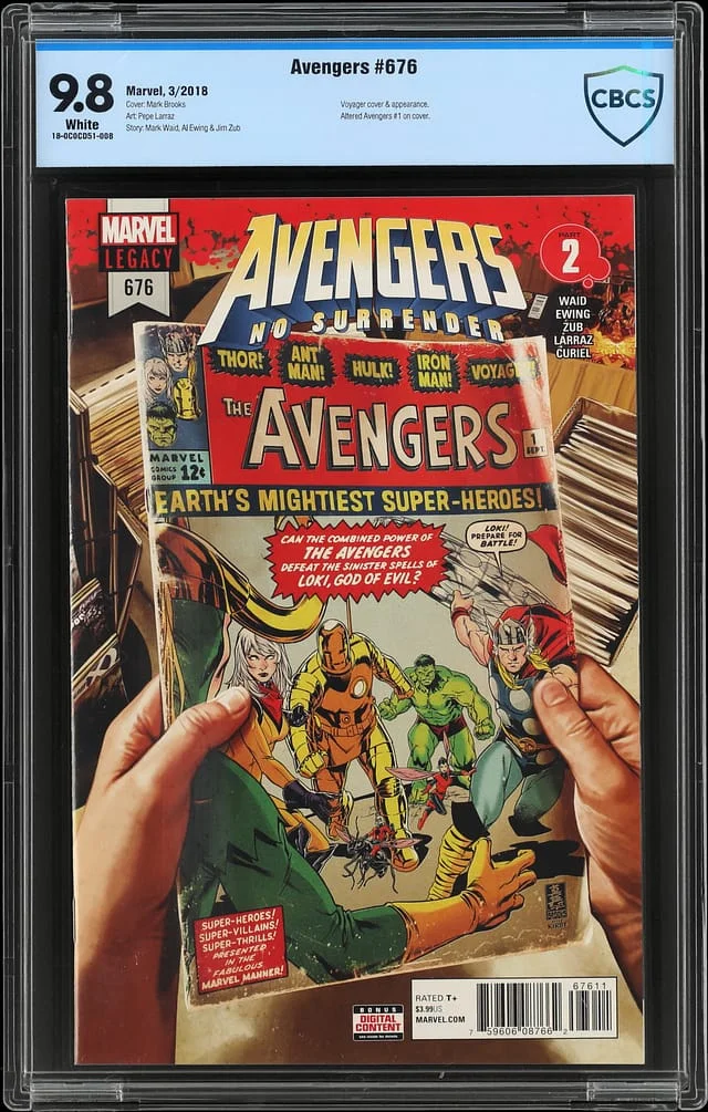 2018 Marvel) - CBCS Voyager Cover, Appearance #9.8 card image