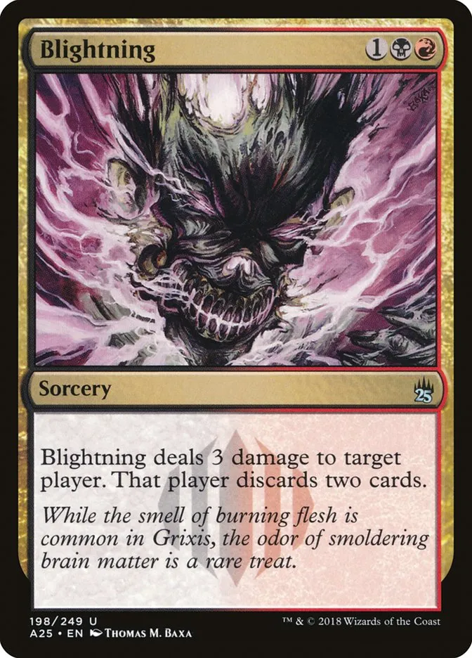 2018 Masters 25 Blightning uncommon #198 unlisted card image