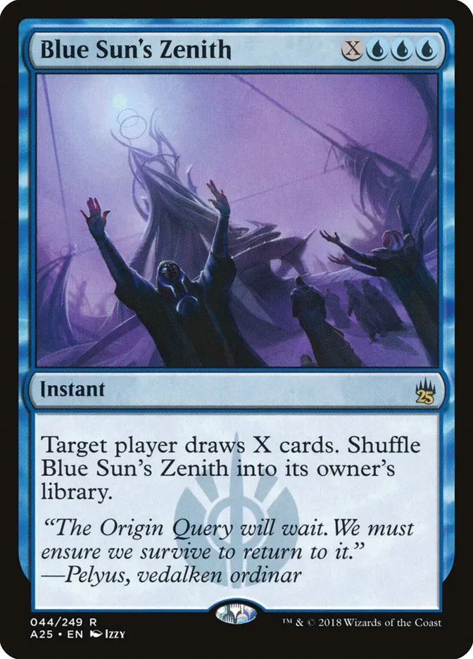 2018 Masters 25 Blue Sun's Zenith rare #44 unlisted card image