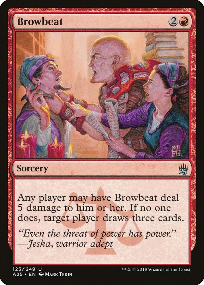 2018 Masters 25 Browbeat uncommon #123 unlisted card image
