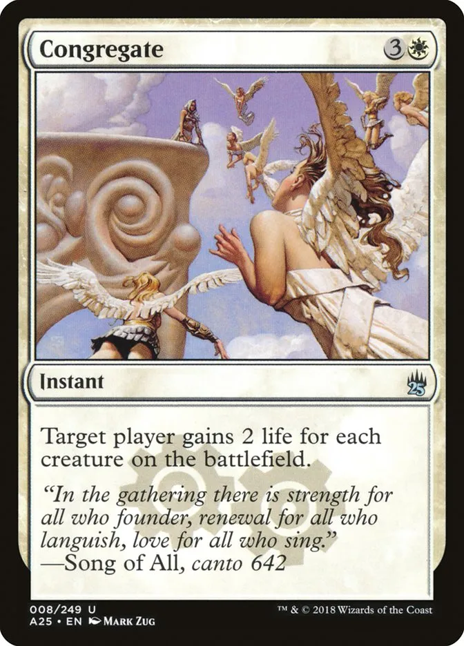 2018 Masters 25 Congregate uncommon #8 unlisted card image