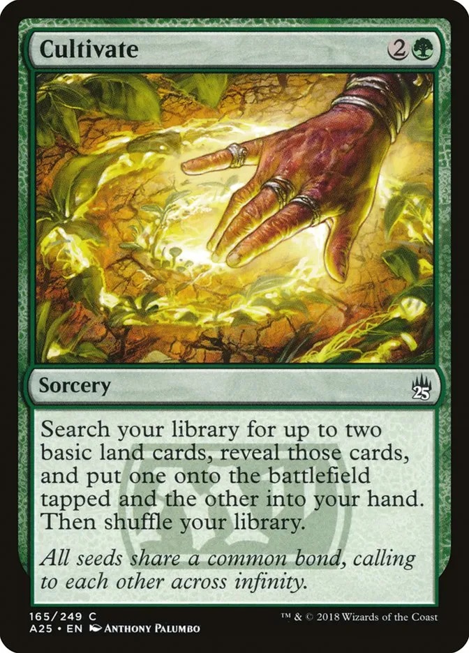 2018 Masters 25 Cultivate common #165 unlisted card image