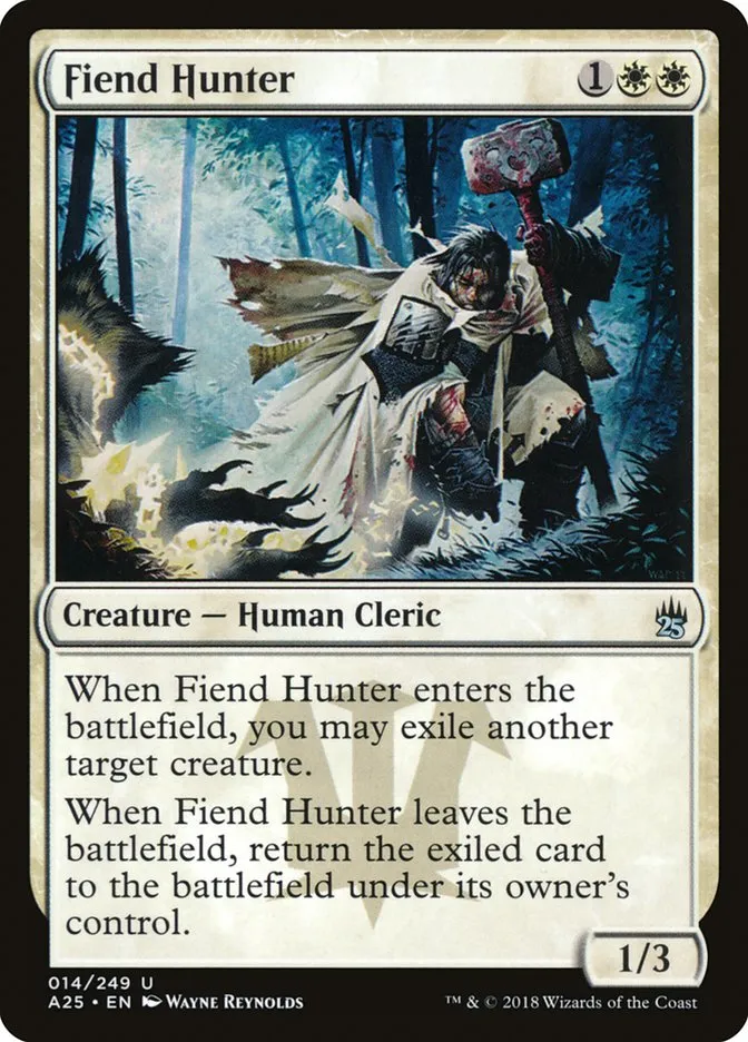 2018 Masters 25 Fiend Hunter uncommon #14 unlisted card image