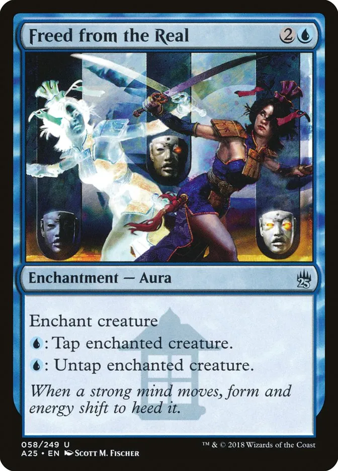 2018 Masters 25 Freed from the Real uncommon #58 unlisted card image