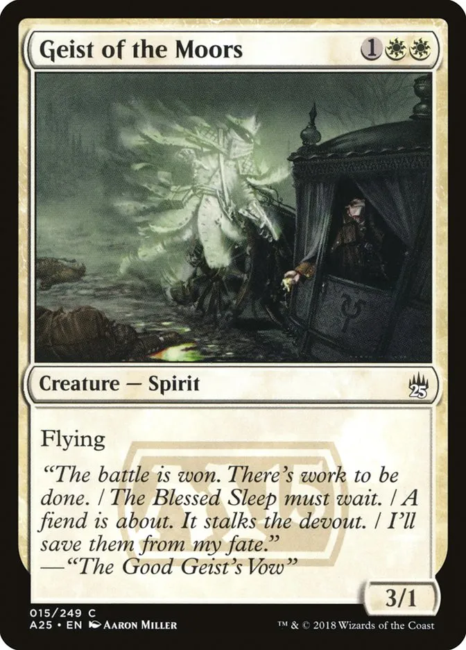 2018 Masters 25 Geist of the Moors common #15 unlisted card image