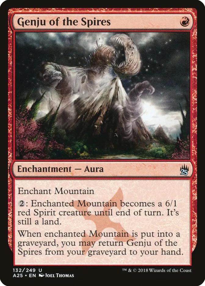 2018 Masters 25 Genju of the Spires uncommon #132 unlisted card image
