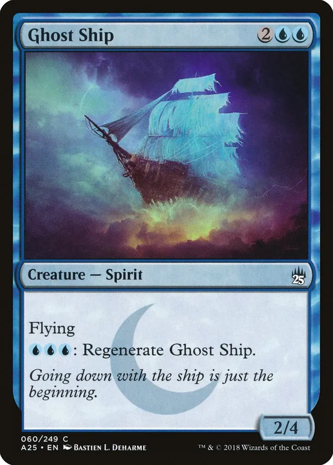 2018 Masters 25 Ghost Ship common #60 unlisted card image