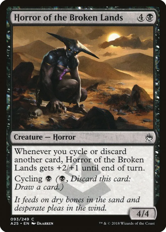 2018 Masters 25 Horror of the Broken Lands common #93 unlisted card image