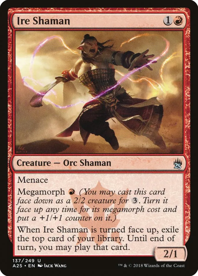 2018 Masters 25 Ire Shaman uncommon #137 unlisted card image