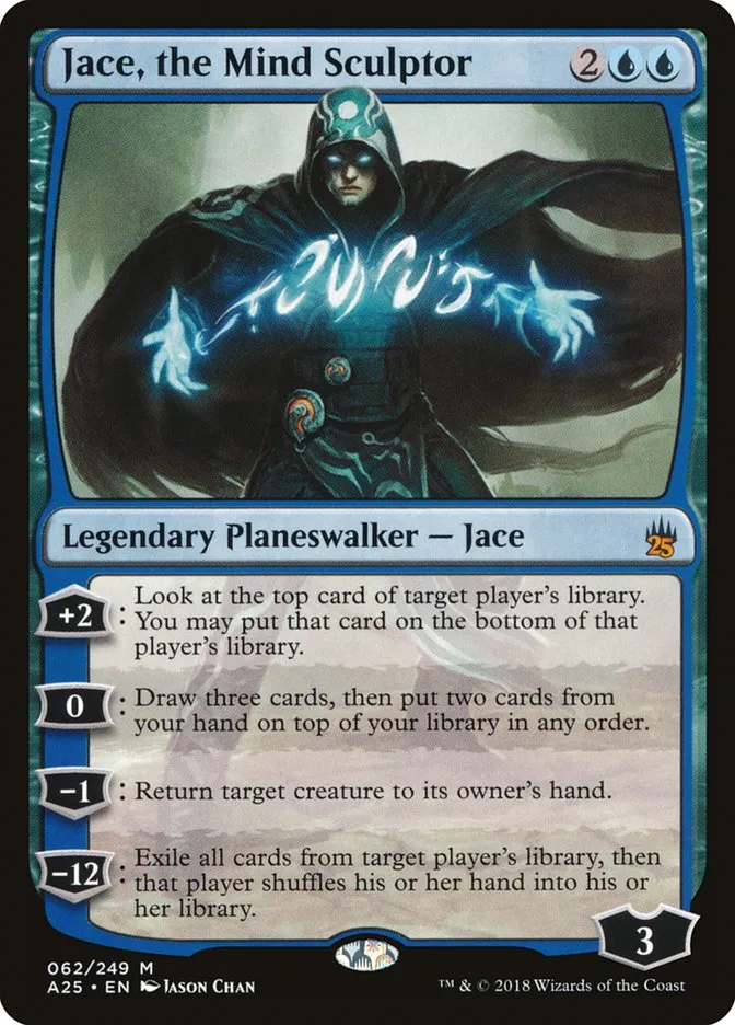 2018 Masters 25 Jace, the Mind Sculptor mythic #62 unlisted card image