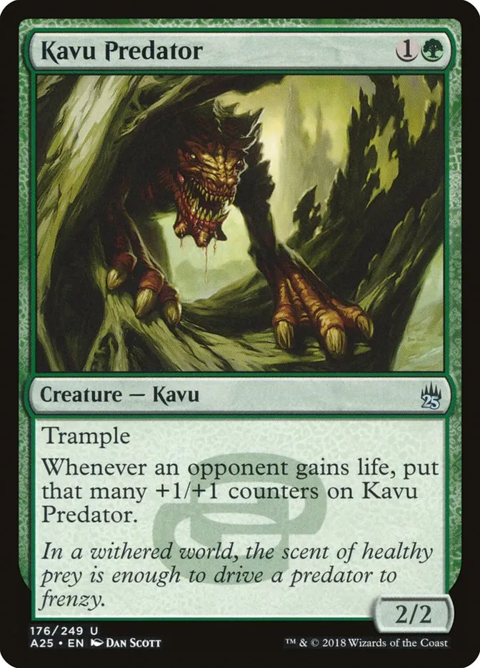2018 Masters 25 Kavu Predator uncommon #176 unlisted card image