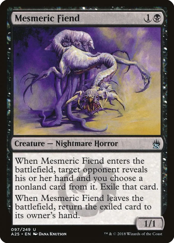 2018 Masters 25 Mesmeric Fiend uncommon #97 unlisted card image