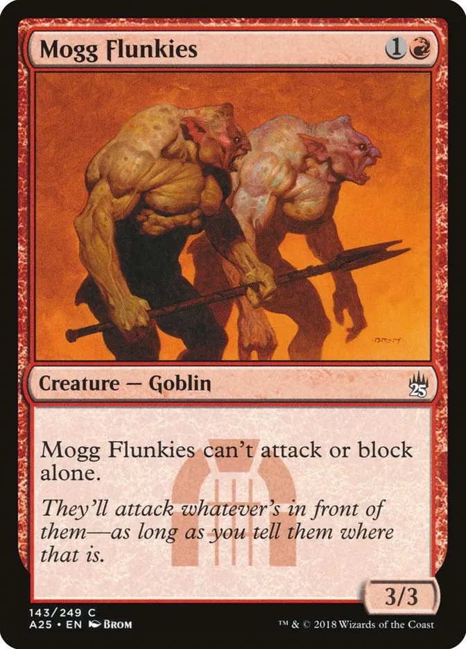 2018 Masters 25 Mogg Flunkies common #143 unlisted card image