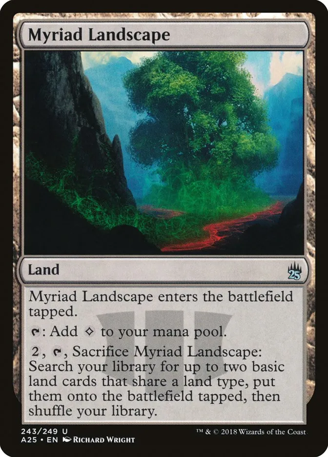2018 Masters 25 Myriad Landscape uncommon #243 unlisted card image