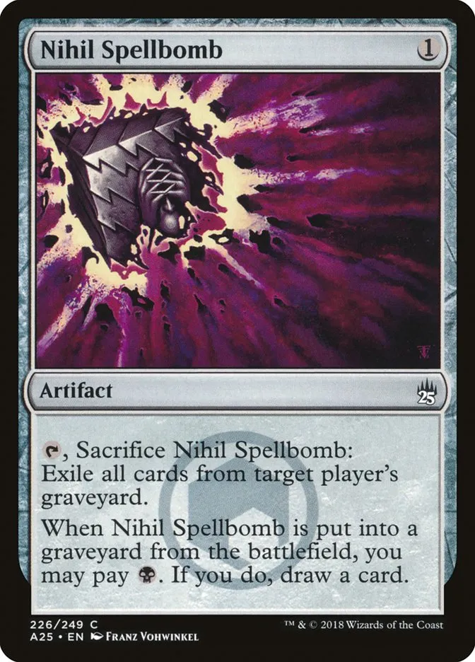 2018 Masters 25 Nihil Spellbomb common #226 unlisted card image
