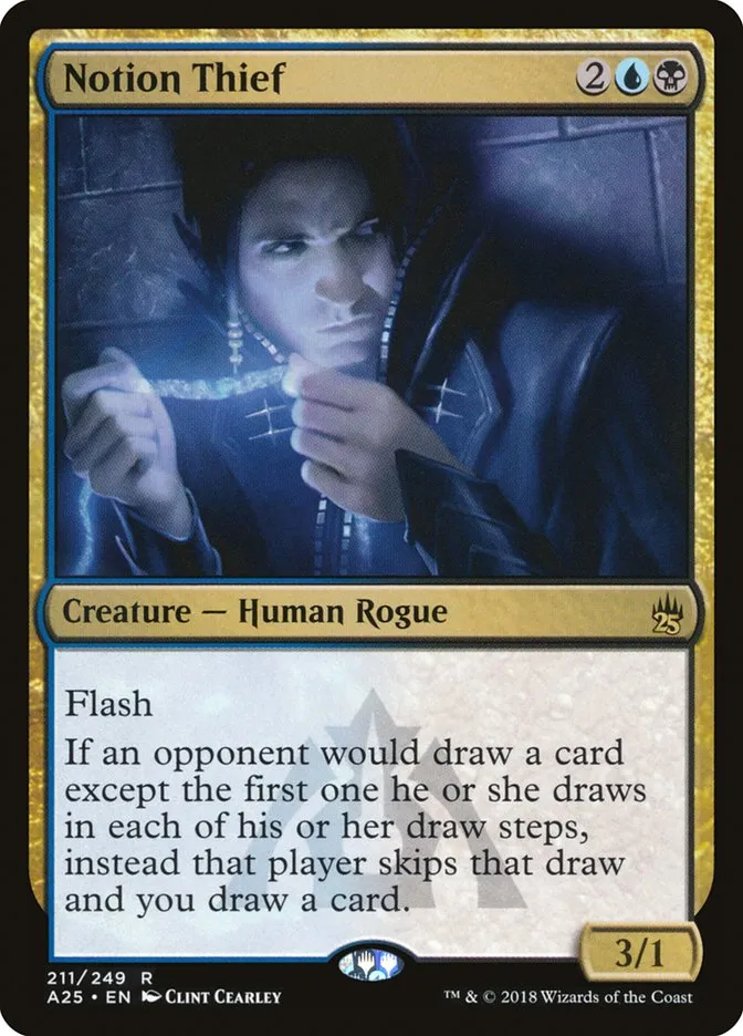 2018 Masters 25 Notion Thief rare #211 unlisted card image