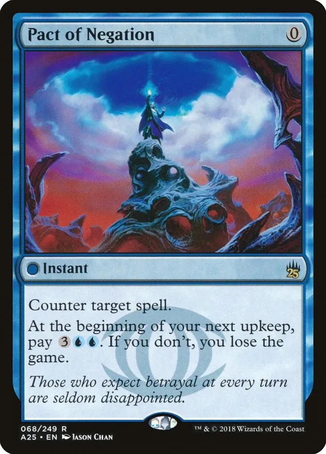2018 Masters 25 Pact of Negation rare #68 unlisted card image