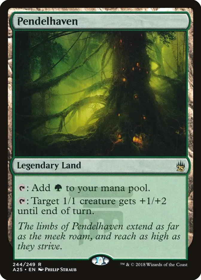 2018 Masters 25 Pendelhaven rare #244 unlisted card image