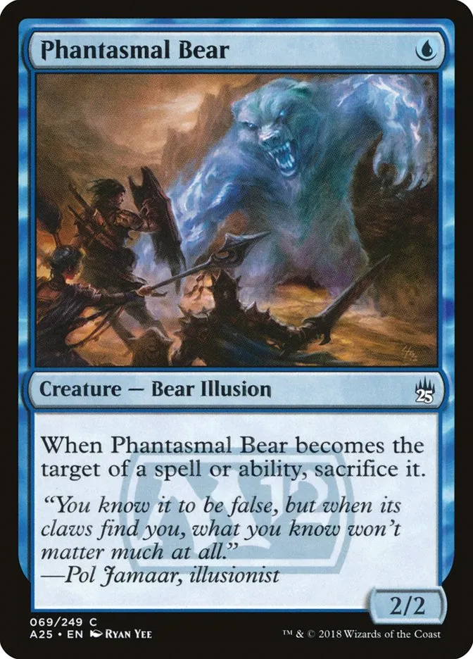 2018 Masters 25 Phantasmal Bear common #69 unlisted card image