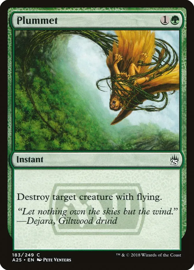 2018 Masters 25 Plummet common #183 unlisted card image