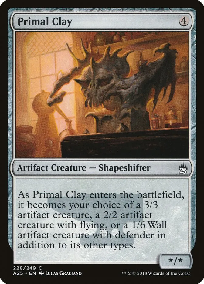 2018 Masters 25 Primal Clay common #228 unlisted card image