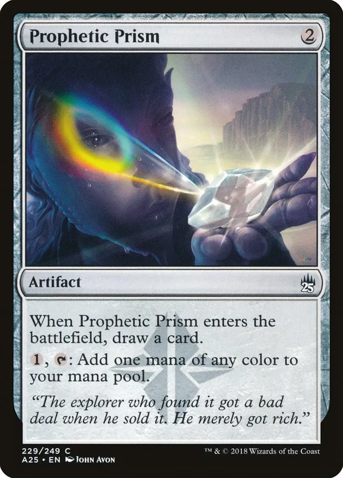 2018 Masters 25 Prophetic Prism common #229 unlisted card image