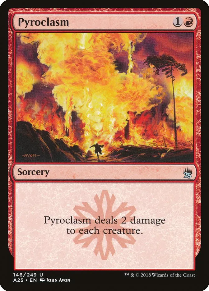 2018 Masters 25 Pyroclasm uncommon #146 unlisted card image