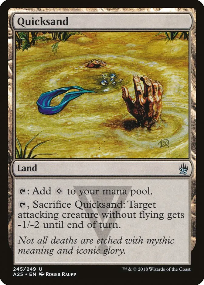 2018 Masters 25 Quicksand uncommon #245 unlisted card image