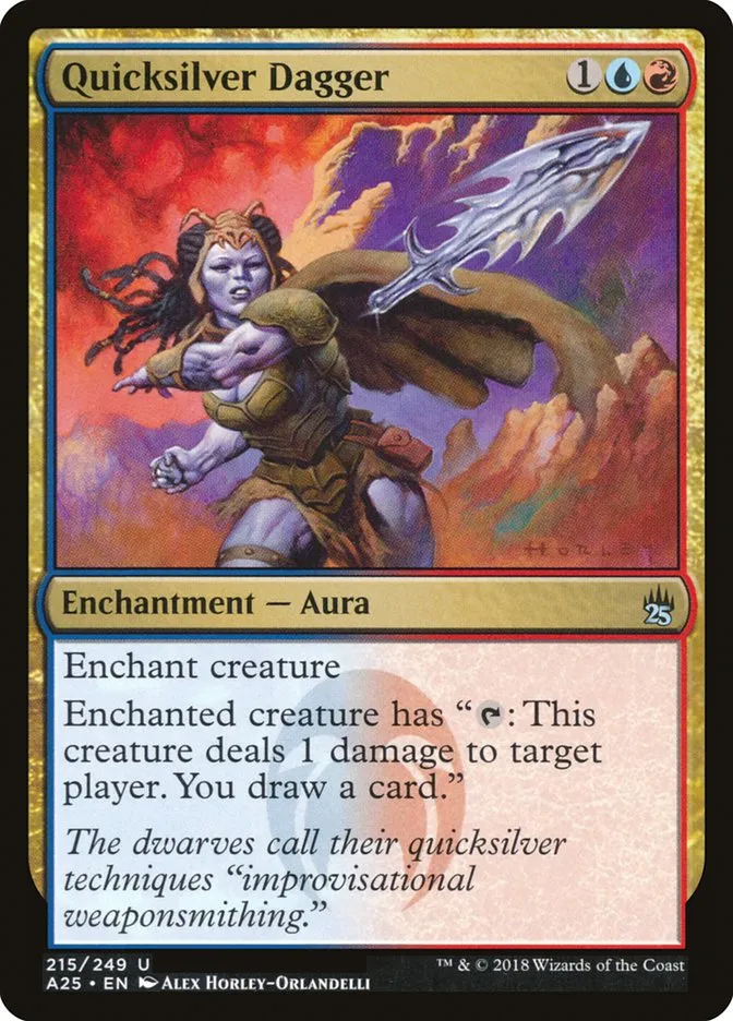 2018 Masters 25 Quicksilver Dagger uncommon #215 unlisted card image