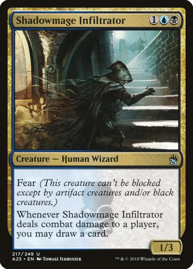2018 Masters 25 Shadowmage Infiltrator uncommon #217 unlisted card image