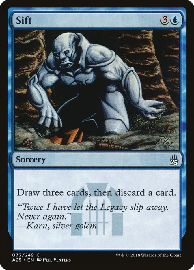 2018 Masters 25 Sift common #73 unlisted card image