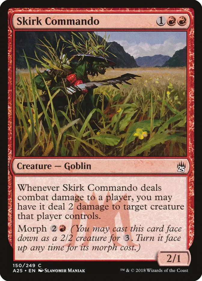 2018 Masters 25 Skirk Commando common #150 unlisted card image