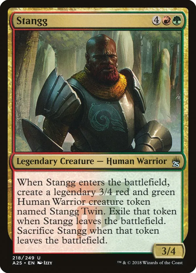 2018 Masters 25 Stangg uncommon #218 unlisted card image