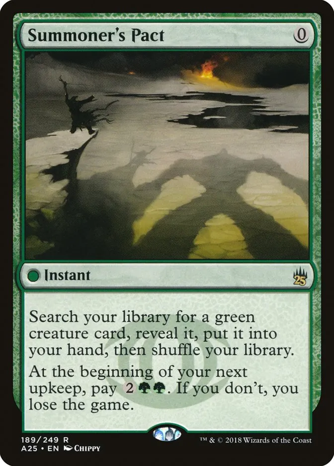 2018 Masters 25 Summoner's Pact rare #189 unlisted card image