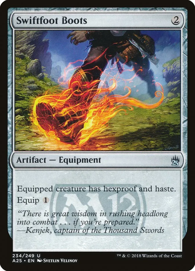 2018 Masters 25 Swiftfoot Boots uncommon #234 unlisted card image