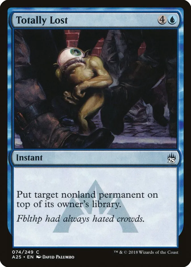 2018 Masters 25 Totally Lost common #74 unlisted card image
