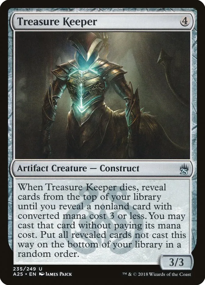 2018 Masters 25 Treasure Keeper uncommon #235 unlisted card image
