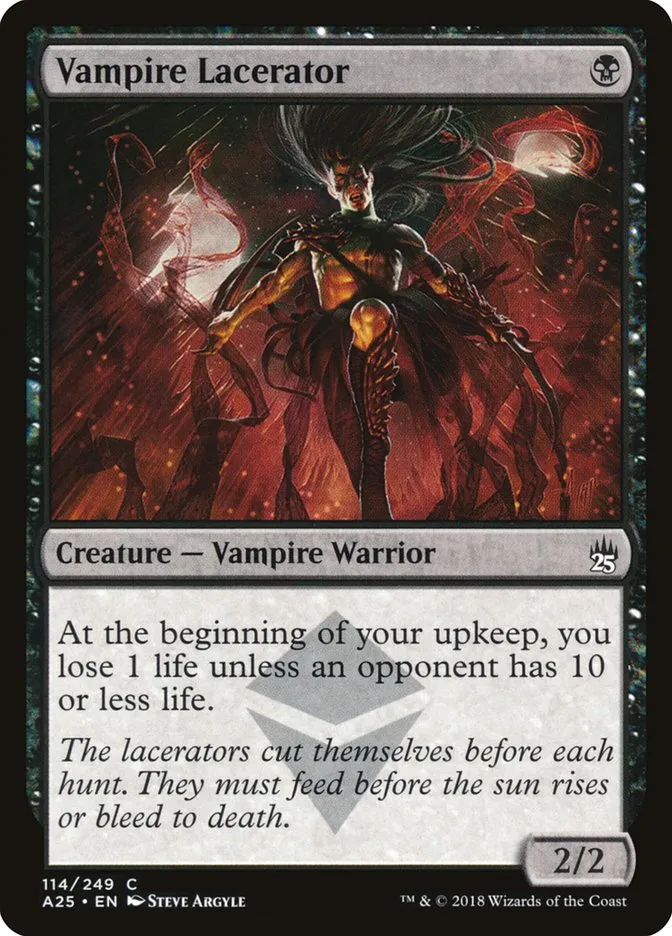 2018 Masters 25 Vampire Lacerator common #114 unlisted card image