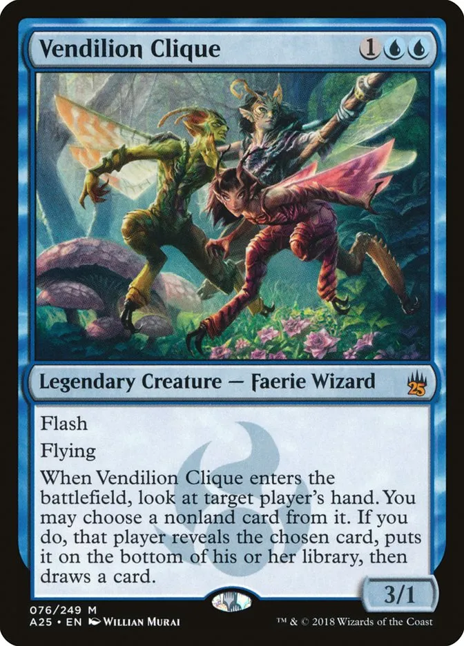 2018 Masters 25 Vendilion Clique mythic #76 unlisted card image