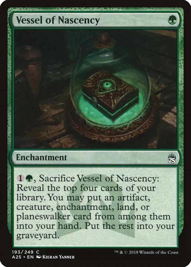 2018 Masters 25 Vessel of Nascency common #193 unlisted card image