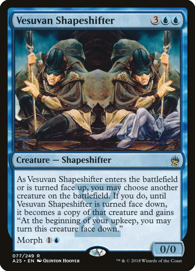 2018 Masters 25 Vesuvan Shapeshifter rare #77 unlisted card image