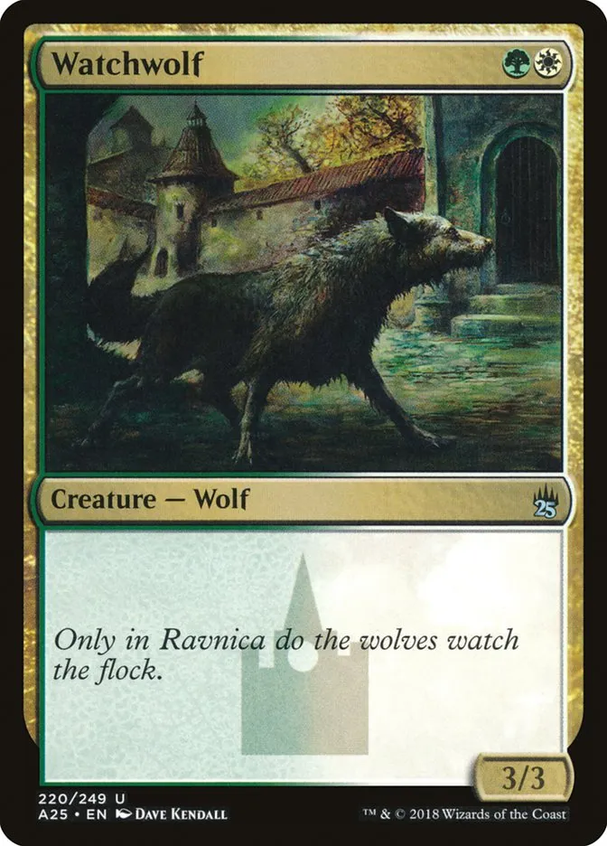 2018 Masters 25 Watchwolf uncommon #220 unlisted card image