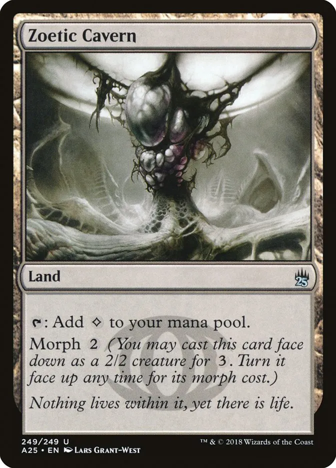 2018 Masters 25 Zoetic Cavern uncommon #249 unlisted card image